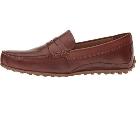 Florsheim Kids Boys Oval Penny Driver Shoes, Cognac Smooth main image 6